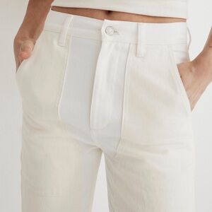 Madewell White Trousers